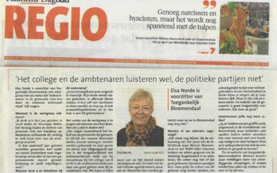 Elsa Norde is voorzitter van Toegankelijk Bloemendaal: ’Het college en de ambtenaren willen wel luisteren, de politieke partijen niet’